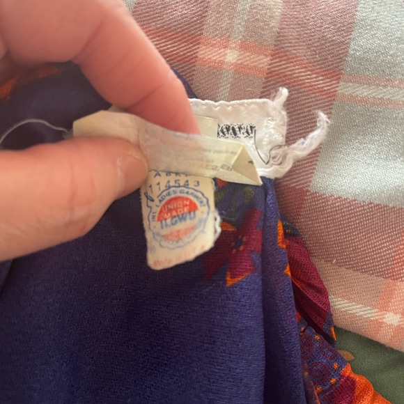 Vintage Hal Ferman Dress Beautiful Poppy Print - Picture 9 of 10